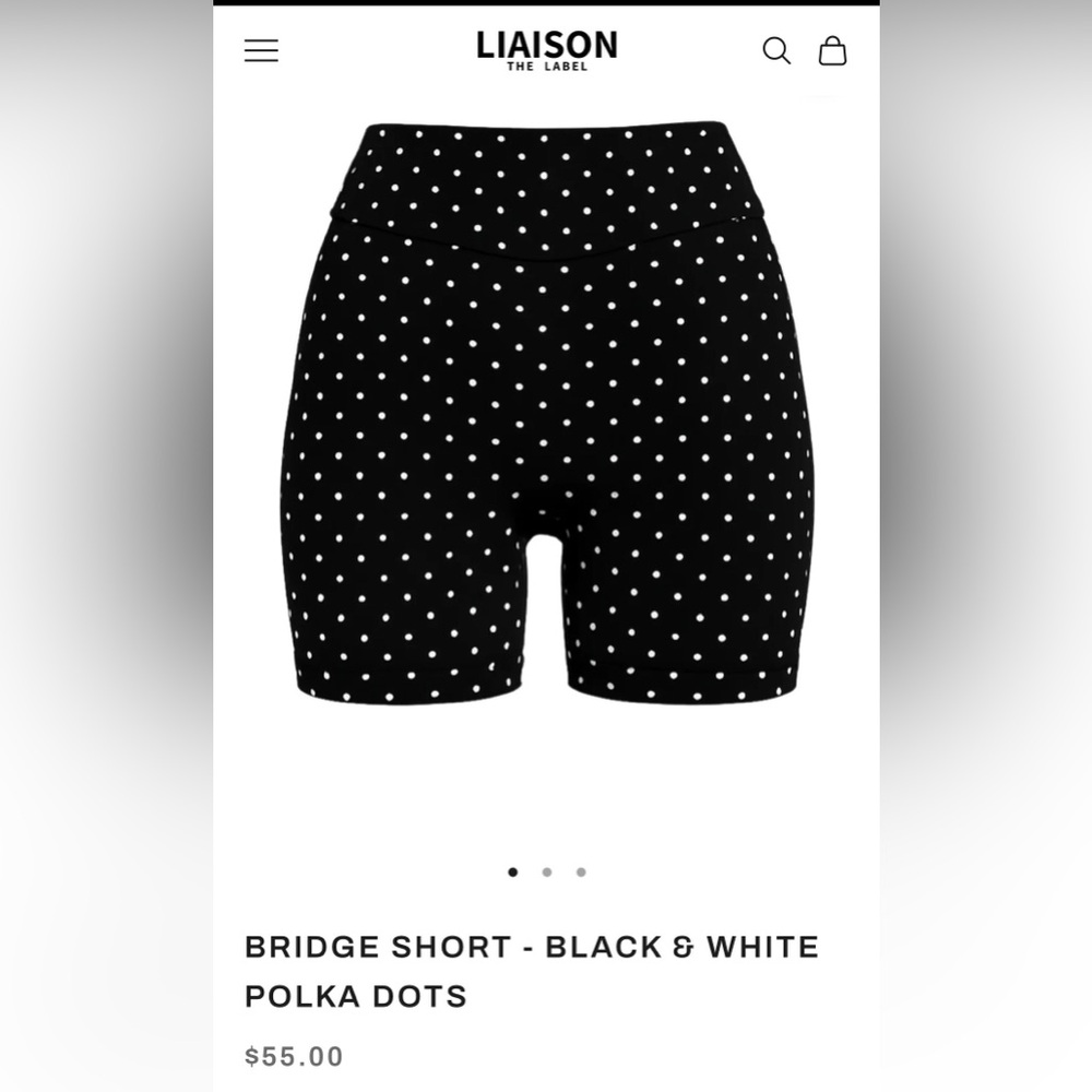 Liaison the Label Polka Dot bridge Shorts